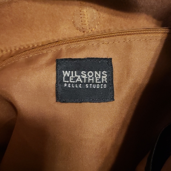 Suede shoulder bag by Wilsons Leather - Picture 3 of 12